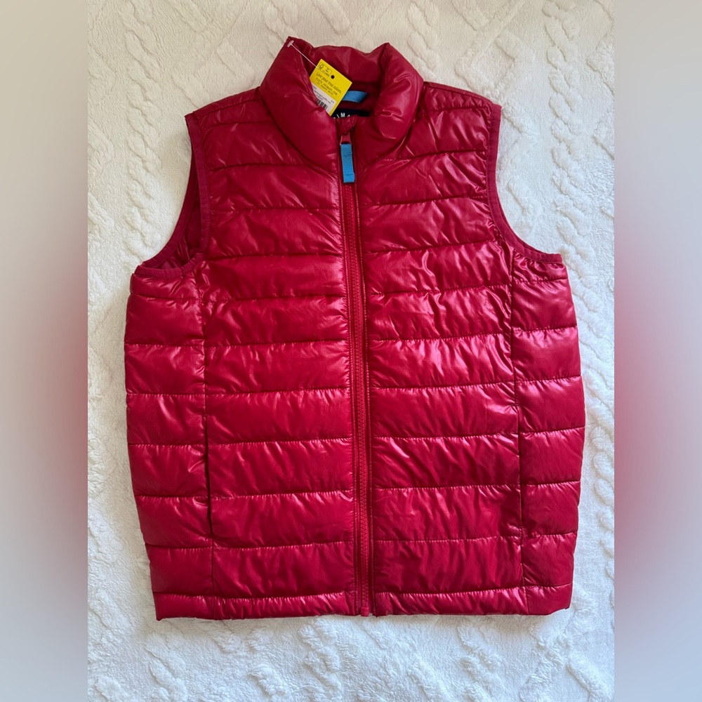 Primary Red Puffer Vest